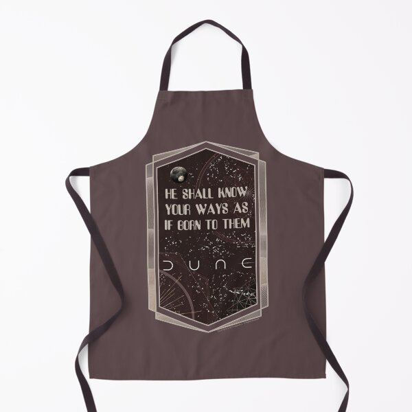 Item preview, DUNE. He Shall Know Your Ways As If Born To Them (brownish gray background) designed and sold by bekksa.