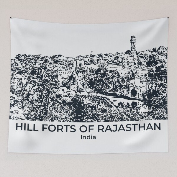 Item preview, Hill Forts of Rajasthan - India designed and sold by Lakeric Cityscapes.