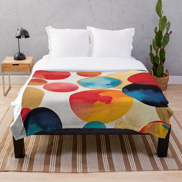 Item preview, 4574 abstract vibrant dynamic geometric red blue orange designed and sold by j5rson.