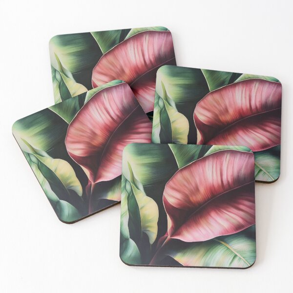 Item preview, Red Green Rainforest Plant Leaves designed and sold by BilgePaksoylu.