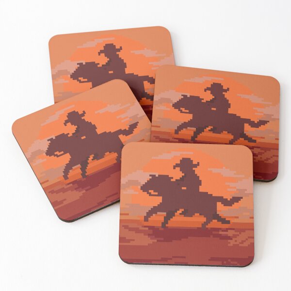 Item preview, Pixel Art Sunset Silhouette designed and sold by PixelCarvel.