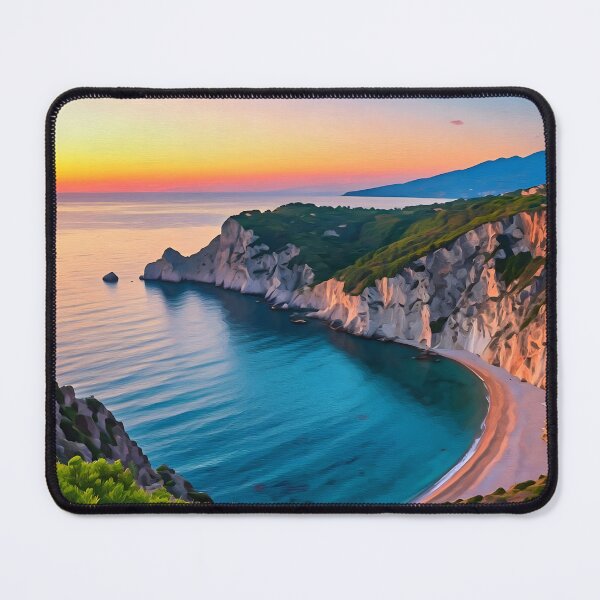 Item preview, Capo Vaticano: Calabria Sunset Over Turquoise Seas designed and sold by LSVart.