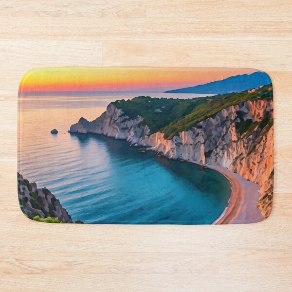 Item preview, Capo Vaticano: Calabria Sunset Over Turquoise Seas designed and sold by LSVart.