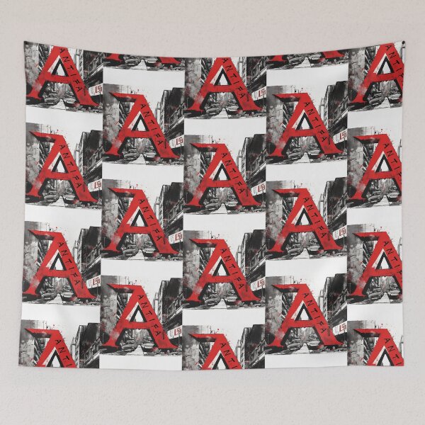Item preview, Antifa, antiracism, Guns, Pistols, anarchism, political,  designed and sold by Lunaria Arts.