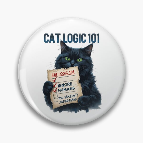 Item preview, Cat Logic 101 Cat Rules Funny Cat Humor designed and sold by Furry Paw  Prints.