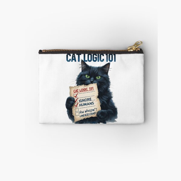 Item preview, Cat Logic 101 Cat Rules Funny Cat Humor designed and sold by Furry Paw  Prints.