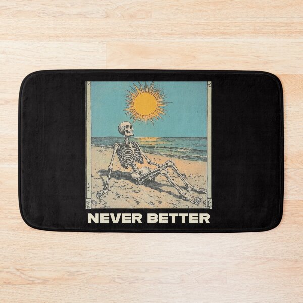 Item preview, Never Better Skull designed and sold by Rustic Valley Studio.