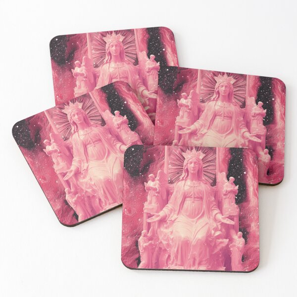 Item preview, Mary Queen of Heaven with Angels - Radiant Cosmic Artwork designed and sold by Nicholas Panek.