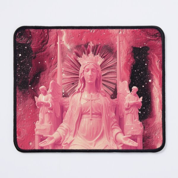 Item preview, Mary Queen of Heaven with Angels - Radiant Cosmic Artwork designed and sold by Nicholas Panek.