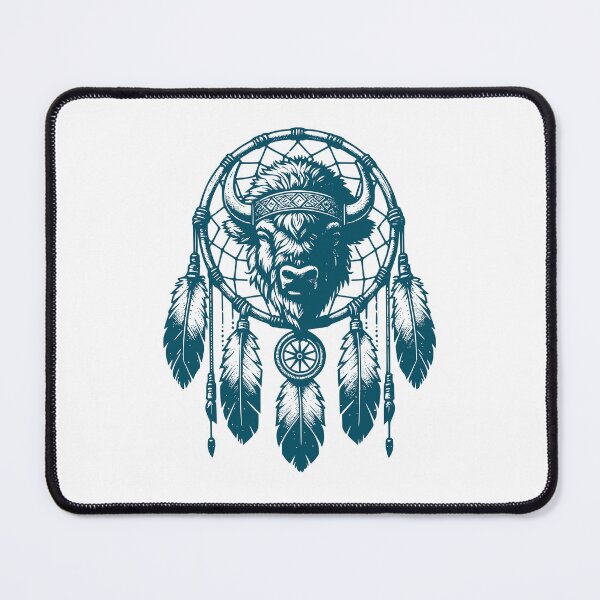 Item preview, NATIVE AMERICAN BISON AND THE DREAM CATCHER designed and sold by justyna-s28.