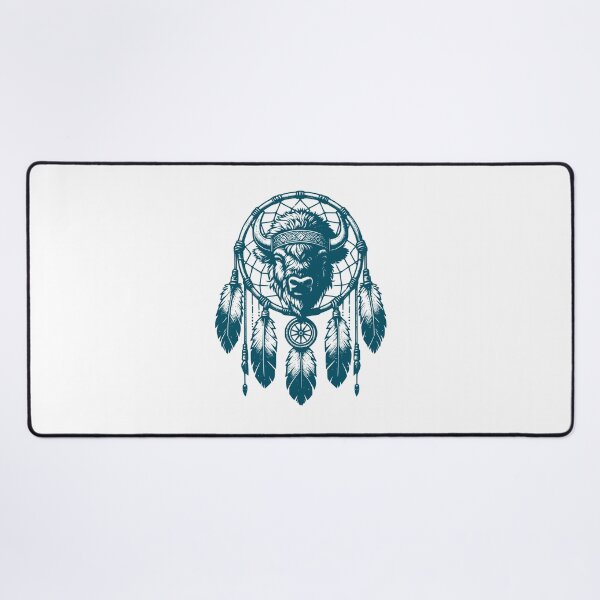 Item preview, NATIVE AMERICAN BISON AND THE DREAM CATCHER designed and sold by justyna-s28.