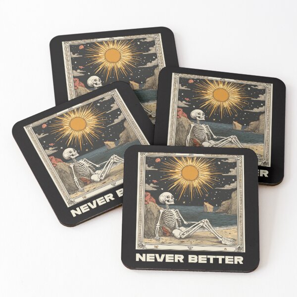 Item preview, Never Better Skull Vintage Tarot designed and sold by Rustic Valley Studio.