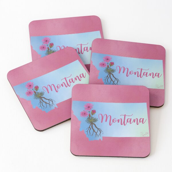 Item preview, Montana State Flower: Bitterroot designed and sold by Marguerite Artistry.