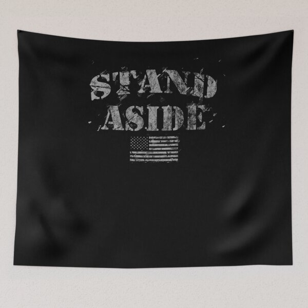Item preview, American Military USA Flag Pride SFMF Stand Aside Silver designed and sold by KNUXX Shop.