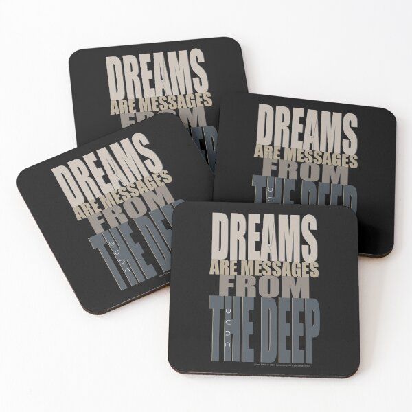 Item preview, DUNE. Dreams Are Messages From The Deep (black background) designed and sold by bekksa.
