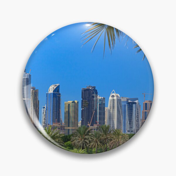 Item preview, Dubai, United Arab Emirates, Golf Fairways and Sckscrapers designed and sold by Mano Chandra Dhas.