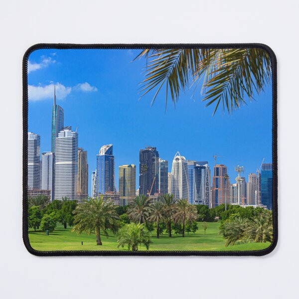Item preview, Dubai, United Arab Emirates, Golf Fairways and Sckscrapers designed and sold by Mano Chandra Dhas.