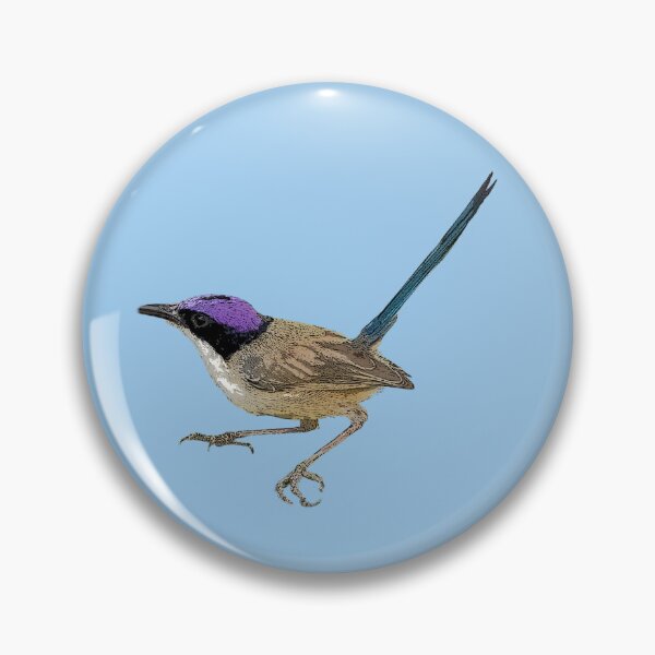 Item preview, Purple-crowned Fairy-wren Color Design  designed and sold by designsasstultd.