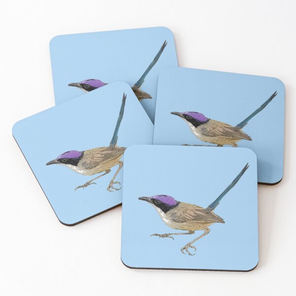 Item preview, Purple-crowned Fairy-wren Color Design  designed and sold by designsasstultd.