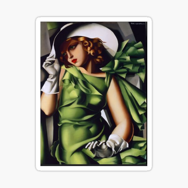 Artikel-Vorschau von Mädchen in einem grünen Kleid von Lempicka, designt und verkauft von CMooreWorx.