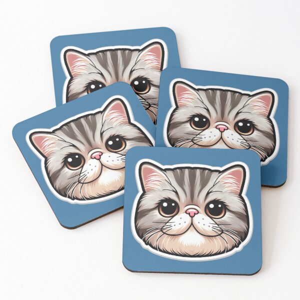 Item preview, Exotic Shorthair Cat Head  designed and sold by ArtistEmbrace.