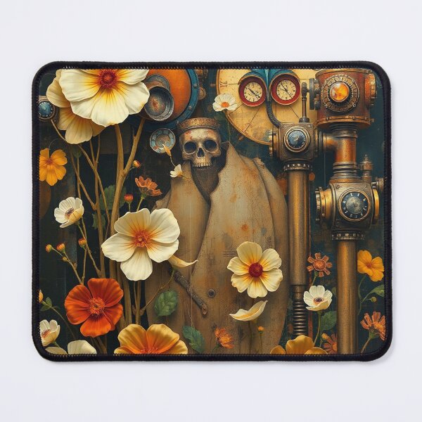Item preview, Gustav Klimt inspired Steampunk Garden with skull designed and sold by Vintage Designs +.