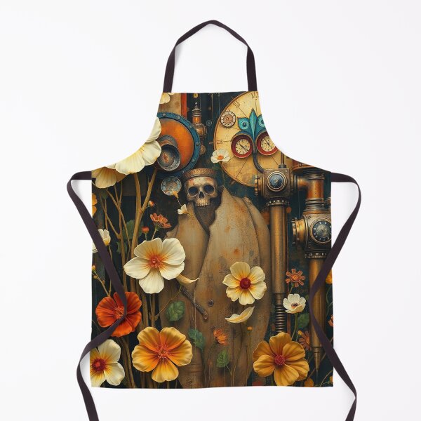 Item preview, Gustav Klimt inspired Steampunk Garden with skull designed and sold by Vintage Designs +.