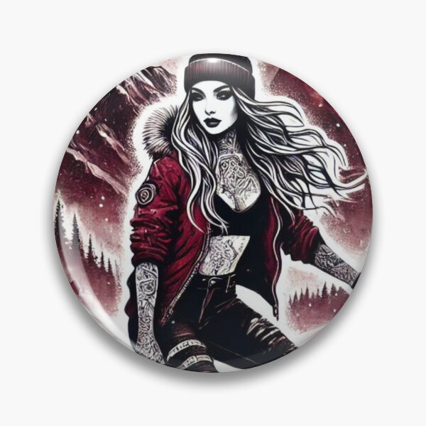 Item preview, LADY SNOWBOARDER designed and sold by Occupational  Horrors.
