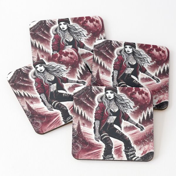 Item preview, LADY SNOWBOARDER designed and sold by Occupational  Horrors.