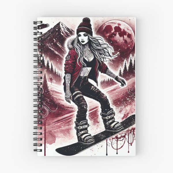 Item preview, LADY SNOWBOARDER designed and sold by Occupational  Horrors.