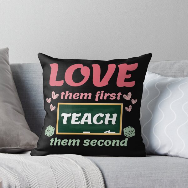 Item preview, Love Them First Teach Them Second Teacher Valentines designed and sold by RosCraft.