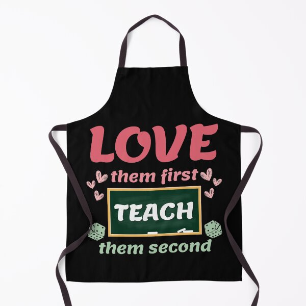 Item preview, Love Them First Teach Them Second Teacher Valentines designed and sold by RosCraft.