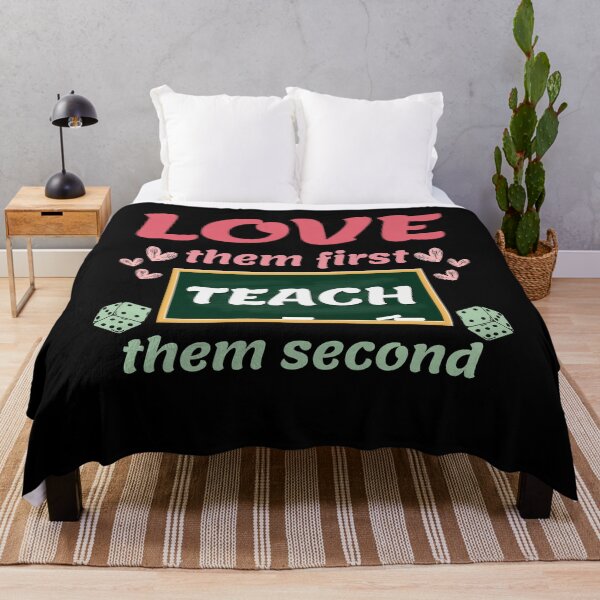 Item preview, Love Them First Teach Them Second Teacher Valentines designed and sold by RosCraft.
