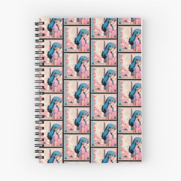 Item preview, Argentina Country Pretty Anime Girl 80s Retro Aesthetic Vintage Cultural Postage Stamp designed and sold by onlyanimevibes.