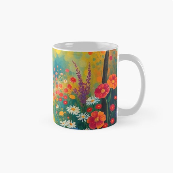 Item preview, A Beautiful Flower Garden painting inspired by Gustav Klimt designed and sold by Vintage Designs +.
