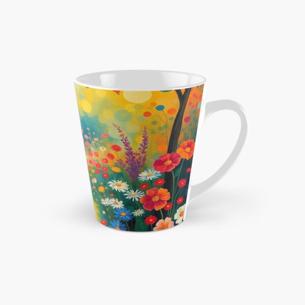 Item preview, A Beautiful Flower Garden painting inspired by Gustav Klimt designed and sold by Vintage Designs +.
