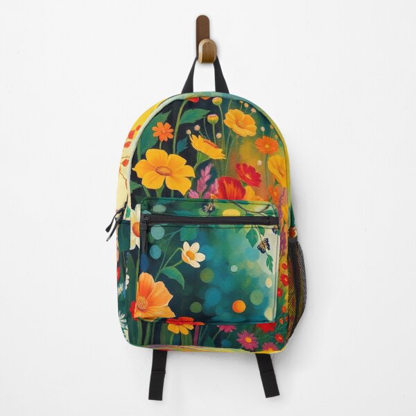 Item preview, A Beautiful Flower Garden painting inspired by Gustav Klimt designed and sold by Vintage Designs +.