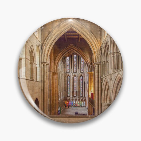 Item preview,  Majestic Hexham Abbey Interior with Stained Glass Windows designed and sold by David Patterson.