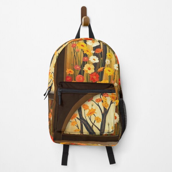 Item preview, A Beautiful Flower Garden painting inspired by Gustav Klimt designed and sold by Vintage Designs +.