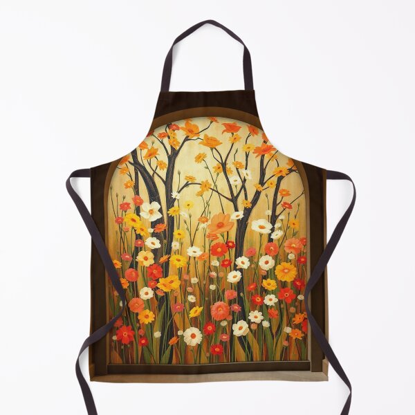 Item preview,  A Beautiful Flower Garden painting inspired by Gustav Klimt designed and sold by Vintage Designs +.