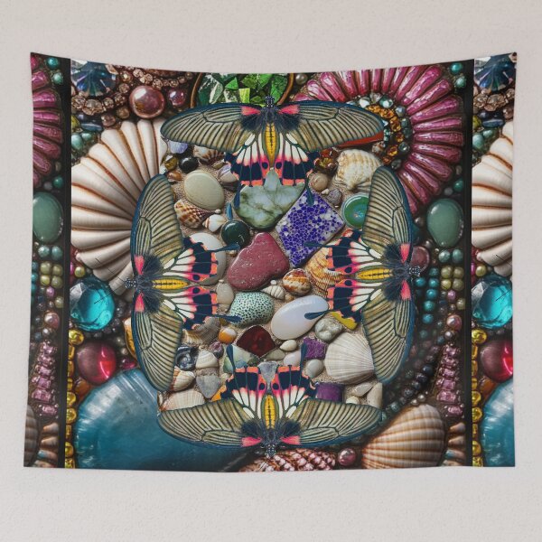 Item preview, Butterfly Mosaic Nature Gems designed and sold by Molly's Gone Mad .