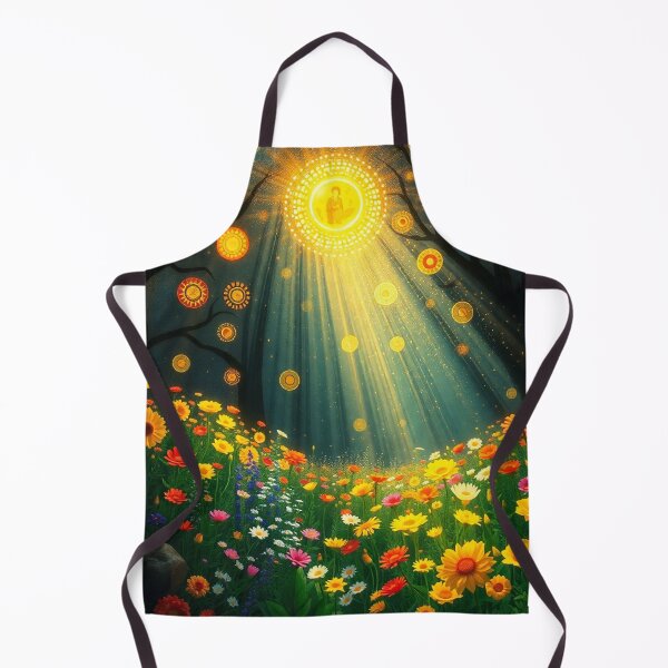 Item preview,  A Beautiful Flower Garden painting inspired by Gustav Klimt designed and sold by Vintage Designs +.