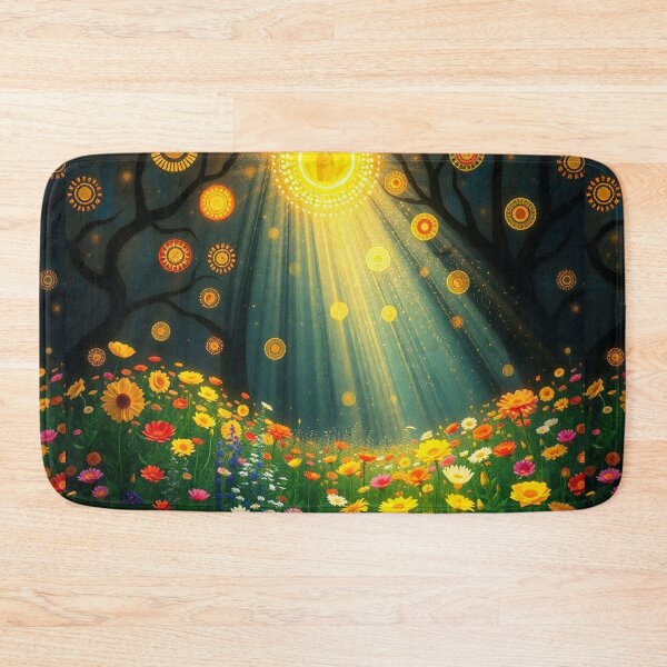 Item preview,  A Beautiful Flower Garden painting inspired by Gustav Klimt designed and sold by Vintage Designs +.