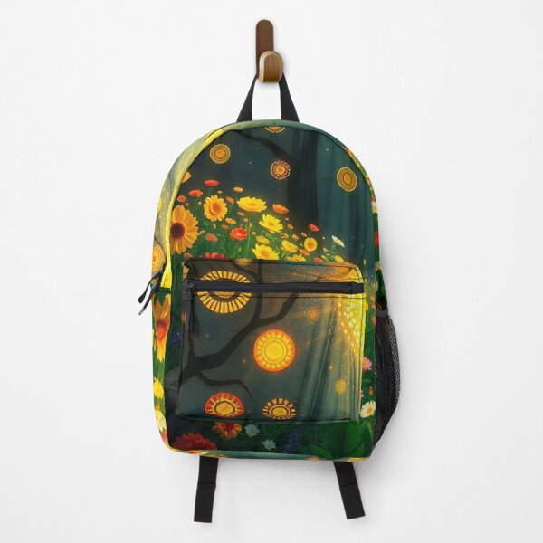 Item preview, A Beautiful Flower Garden painting inspired by Gustav Klimt designed and sold by Vintage Designs +.
