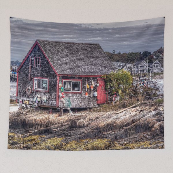 Item preview, The Nubble Fishing Shack designed and sold by Richard Bean.