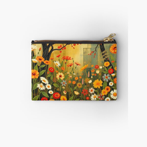 Item preview,  A Beautiful Flower Garden painting inspired by Gustav Klimt designed and sold by Vintage Designs +.