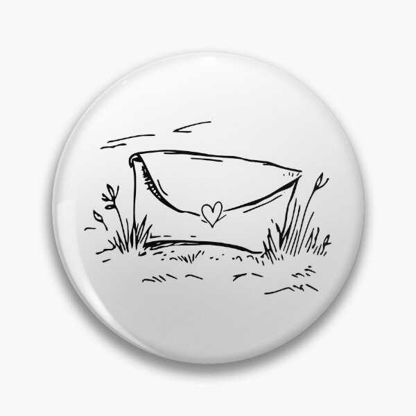 Item preview, Envelope with a heart in the grass designed and sold by KasiaRawska.