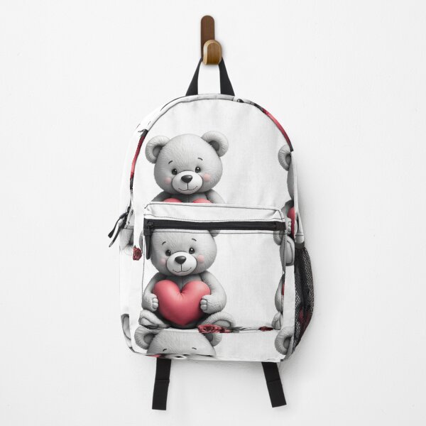Item preview, Adorable Teddy Bear Heart Tee, Cute Gift for Kids and Couples, Valentine’s designed and sold by tgmzshop.