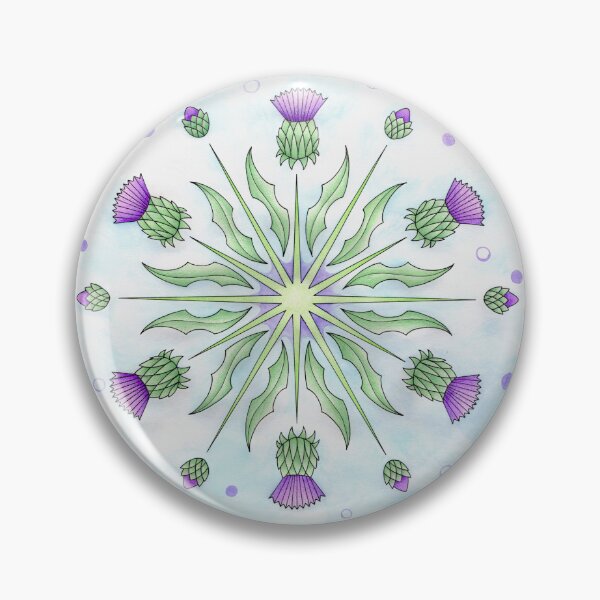 Item preview, Thistle Mandala designed and sold by Secret Garden Art .