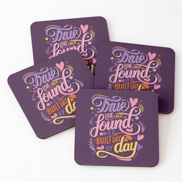 Item preview, True love is not found; it is built day by day. Love Quote designed and sold by Dizartico.